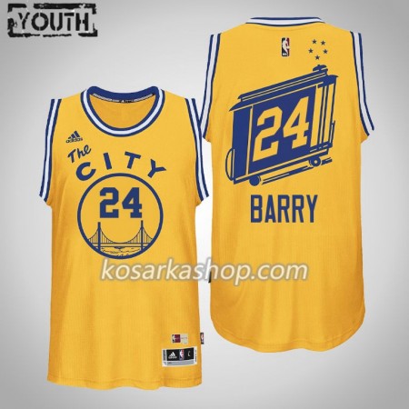 Dres Golden State Warriors Rick Barry 24 Nike 2019-20 Hardwood Classics Swingman - Dječji
